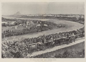 De tweede Derby van de prins, rond Tattenham Corner